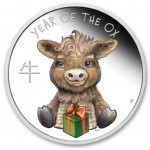 Tuvalu 0,50 Dollar Baby Ox  (1/2oz) 2021 